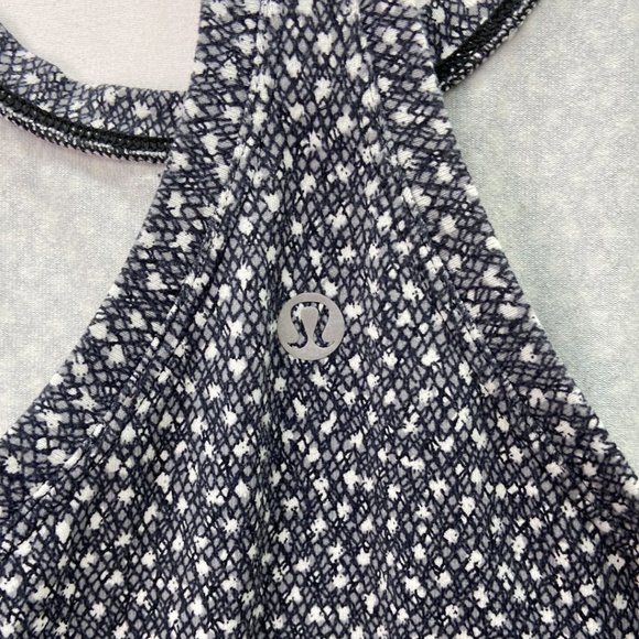Lululemon Cool Racer Women's Top Polka Dot Grey - Size S - Picture 3 of 4